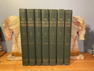 Vols 1 - 7 1879 - 1919 Watchtower Reprints
