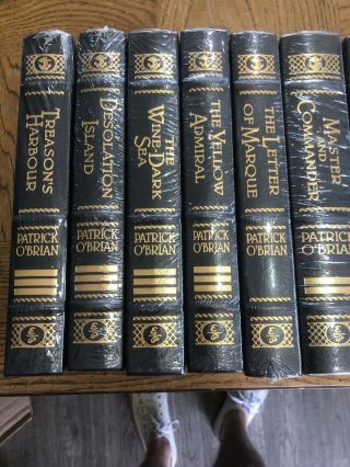 Easton Press Patrick O ' Brian MASTER AND COMMANDER SERIES Complete 20 19 2
