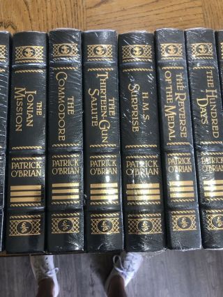 Easton Press Patrick O ' Brian MASTER AND COMMANDER SERIES Complete 20 19 3