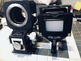Vintage Asahi Pentax Auto Bellows & Slide Copier For 35mm Camera Slr