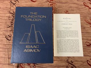 Easton Press The Foundation Trilogy By Isaac Asimov Signed