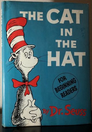 Dr Seuss The Cat In The Hat 1st/1st 1st State Dj 1957 First Edition 200/200 Dj