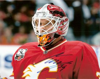 Calgary Flames Miikka Kiprusoff Autographed Signed 8x10 Photo B