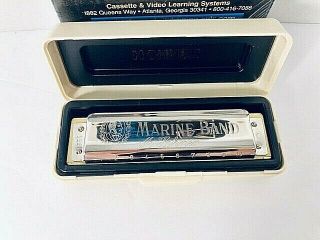 Vintage Marine Bank Harmonica Made By M.  Hohner 1896 In Germany Key of C 3