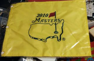 2010 Masters Official Embroidered Golf Pin Flag Augusta National