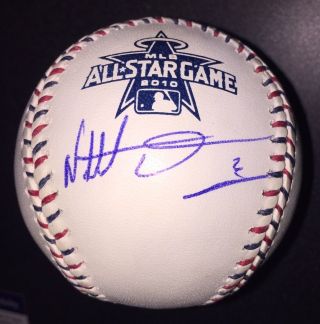 Neftali Feliz Autographed Signed Baseball 2010 All Star Game Roy Psa/dna