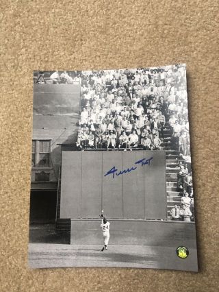 Willie Mays Signed 8x10 Photo “the Catch” Autographed Say Hey Authenticated