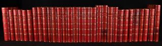 1854 - 1877 30vols A Library Set Of Nineteenth Century Literature Fine Binding