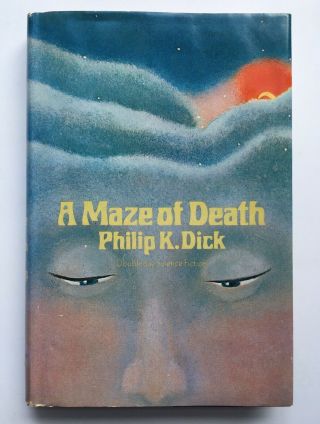 Philip K Dick - A Maze Of Death - 1970 1st First Edition Hc Hb Dj Ex - Libris