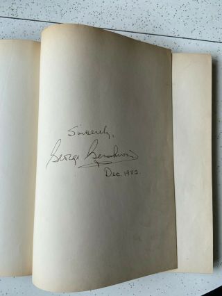 Signed/Autographed George Gershwin ' s Song - Book / Limited Edition 1932 3
