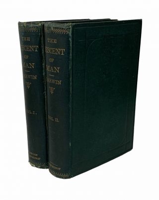 Charles Darwin / The Descent Of Man First Edition 1871