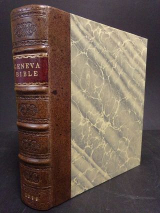 1599 Geneva Bible.  Both Title Pages Present.  Print By Christopher Barker,  London