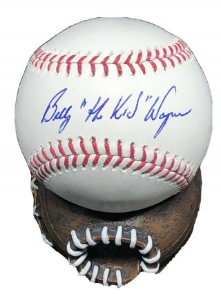 Billy Wagner Signed Rawlings Baseball With “the Kid” Inscription Astros Mets