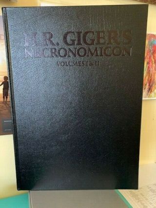 Necronomicon 1 & 2 H R Giger Deluxe Leather 601/666 Signed