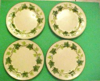 4 Vintage Franciscan Ivy Dinner Plates Made In California