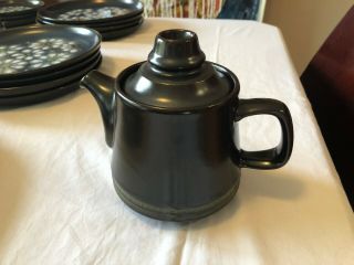 Vintage Denby Langley Kismet Blue Tea Pot In