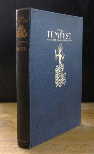The Tempest (1926) William Shakespeare Arthur Rackham Wm.  Heinemann 1st Edition