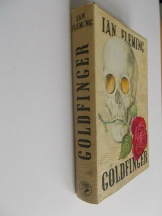 Ian Fleming - Goldfinger - 1st Edition / 1st Printing / Cape 1959 / Orig Dj