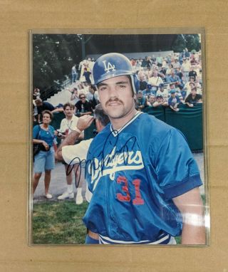Mike Piazza Signed Photo Picture 8x10 Baseball Autograph Auto La Dodgers Mets Ny