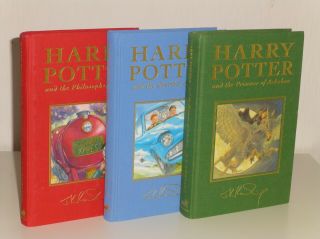 Full Set 1sts Harry Potter Deluxe Ed Prisoner Of Azkaban Bloomsbury J K Rowling 3