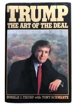 Donald Trump Book Autographed Signed 1987 First Edition “the Art Of The Deal”