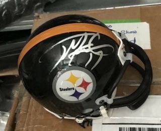 Tee Martin Pittsburgh Steelers Tennesee Volunteers Autographed Mini - Helmet