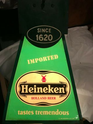 OLD vintage Heineken Beer Sign light lighted Advertising windmill 18 