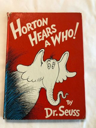Dr.  Seuss Autographed 1st Edition Books Horton Hears A Who & Dr.  Seuss 