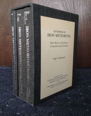 Handbook Of Iron Meteorites By Vagn F.  Buchwald (3 Volume Set With Case,  1976)