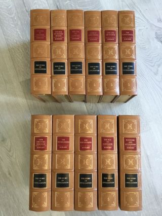 Easton Press The Story Of Civilization Will Durant Complete 11 Volume Set