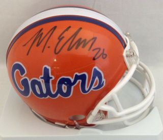 Matt Elam Signed Autographed Florida Gators Mini Helmet - Great Moments