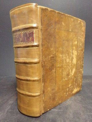 1791 Isaac Collins Bible.  1st Printed In Trenton,  Jersey.  Hill 