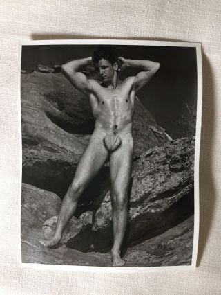 Great Posing Strap Era Male Nude,  Western Photography Guild,  Print,  4x5