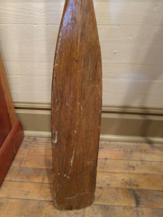 Vintage Wooden Boat Paddle Oar 71 1/2 