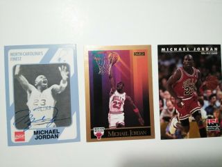 1989 Coca Cola North Carolina Michael Jordan Signed Auto Rare Card Wizards Bulls