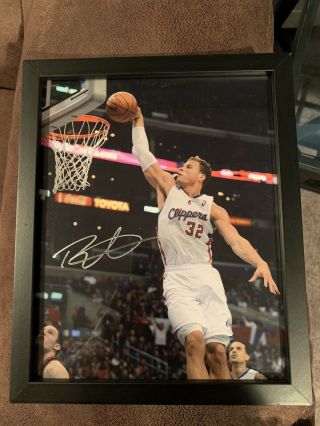 Blake Griffin Signed 8x10 Photo Slam Dunk Los Angeles Clippers Autographed