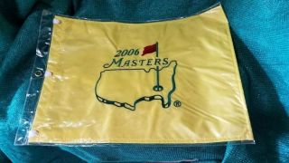 2006 Masters Pin Flag.  Phil Mickelson Winner