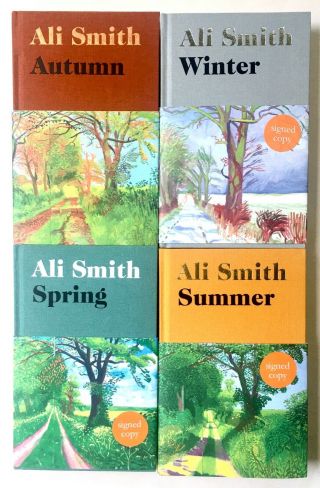 Autumn,  Winter,  Spring,  Summer By Ali Smith Signed U.  K 1st/1st 