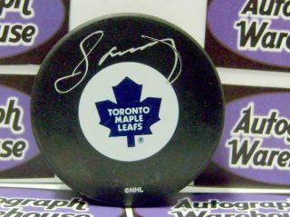 Borje Salming Autographed Hockey Puck (toronto Maple Leafs)