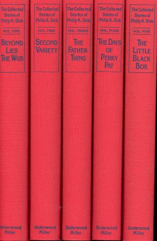 Collected Stories Of Philip K Dick,  5 Book Set,  Underwood Miller