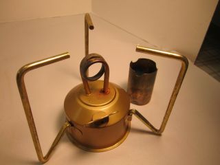 Vintage Little Injun Scout Camping Cook Stove in tin uses Coleman Fuel Japan 2