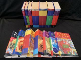 1st Edition,  Very Early & 1st Print U.  K.  Bloomsbury Harry Potter Set,  Rowling Hc