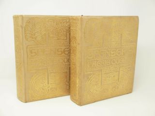 Spencer ' s THE FAERIE QUEENE in 2 volumes (J M Dent,  London 1897) Arts & Crafts 2