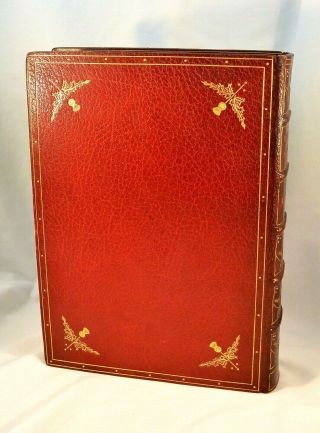 Edinburgh And Its Story 1904 Fine Binding With Fore Edge Painting