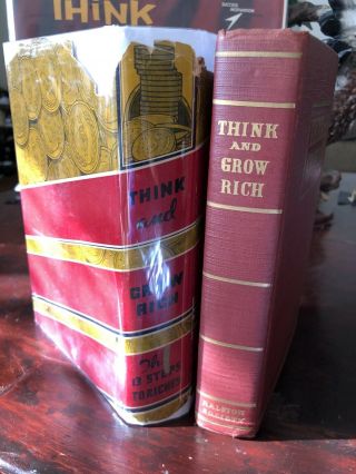 Think And Grow Rich By Napoleon Hill 1937 1st Print 1st.  Ed Signed ✍️Bookplate 2