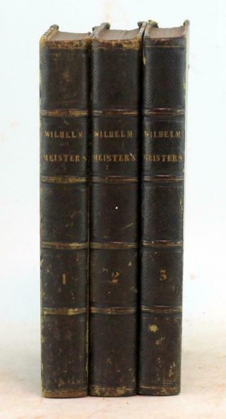 Johann Wolfgang Von Goethe 1st Ed 1824 Wilhelm Meister 