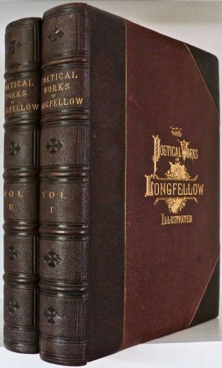 1880 The Poetical Of Henry Wadsworth Longfellow Illustrated Folio