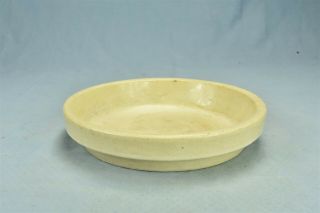 Vintage 8 Stoneware Pottery Chicken Waterer Feeder Dish Plate Only 00529