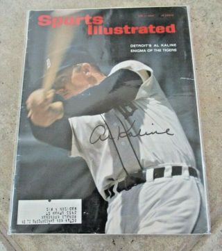 Al Kaline Signed Sports Illustrated - May 11,  1964 - Detroit Tigers