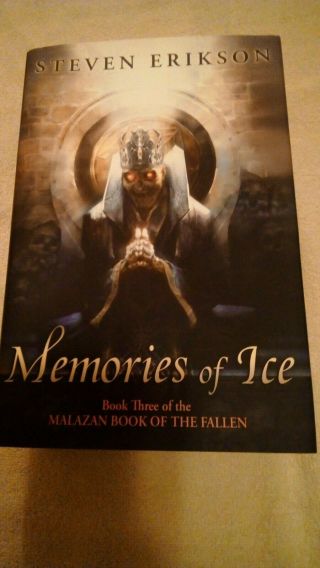 Steven Erikson Memories Of Ice 467 Of 500 Subterranean Press " Slight Flaws "